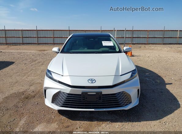4T1DAACK8SU527745 2025 TOYOTA CAMRY Белый Вид щитка приборов