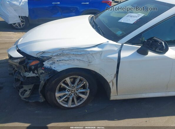4T1DAACK8SU575701 2025 TOYOTA CAMRY White Դիմացի տեսք