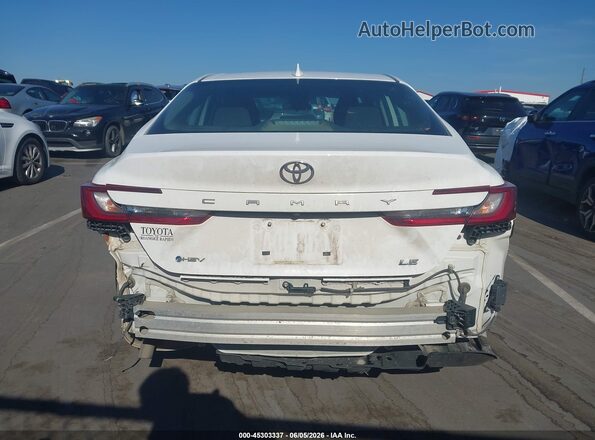 4T1DAACK8SU575701 2025 TOYOTA CAMRY White 