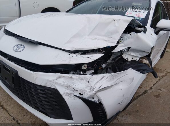 4T1DAACK8SU588531 2025 TOYOTA CAMRY White Widok z przodu