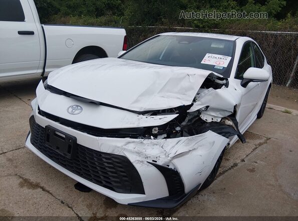 4T1DAACK8SU588531 2025 TOYOTA CAMRY White Przód lewy