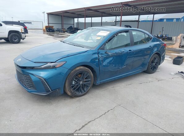 4T1DAACK8SU612326 2025 TOYOTA CAMRY Бирюзовый Передняя левая четверть