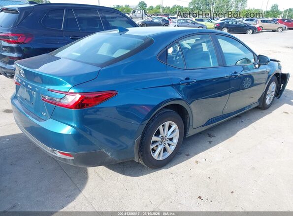 4T1DAACK8SU640143 2025 TOYOTA CAMRY Бирюзовый Задняя правая четверть