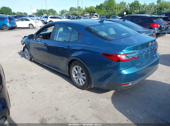 4T1DAACK8SU640143 2025 TOYOTA CAMRY Бирюзовый Задняя левая четверть