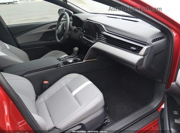 4T1DAACK8TU288277 2026 TOYOTA CAMRY Red Widok wnętrza z przodu