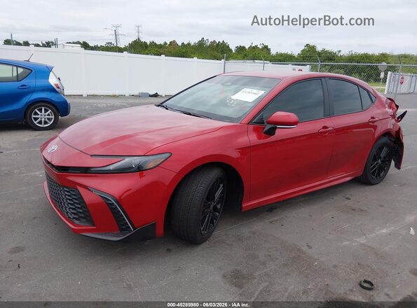 4T1DAACK8TU288277 2026 TOYOTA CAMRY Red Przód lewy