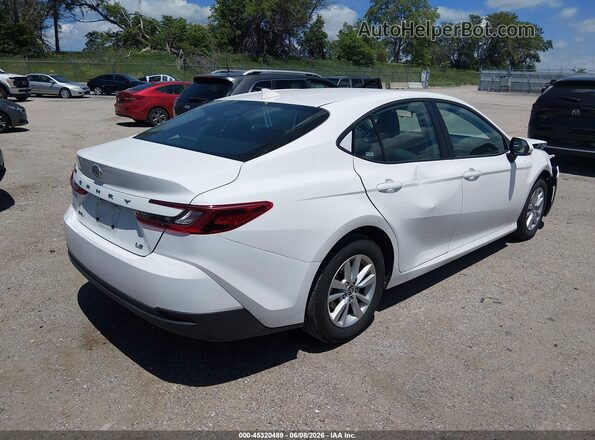 4T1DAACK8TU691370 2026 TOYOTA CAMRY White Հետևի աջ