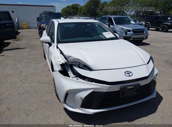 4T1DAACK8TU691370 2026 TOYOTA CAMRY White Դիմացի տեսք