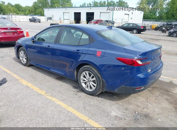 4T1DAACK9SU021549 2025 TOYOTA CAMRY Blue Rear left