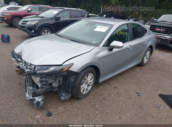 4T1DAACK9SU034995 2025 TOYOTA CAMRY Silver წინა მარცხენა ხედი სამი მეოთხედიდან