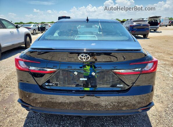 4T1DAACK9SU044989 2025 TOYOTA CAMRY Black Вид ззаду
