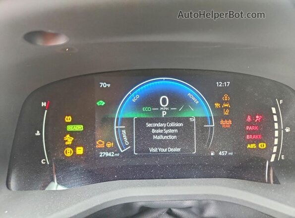 4T1DAACK9SU073439 2025 TOYOTA CAMRY Charcoal Вид щитка приладів