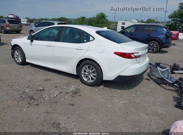 4T1DAACK9SU091780 2025 TOYOTA CAMRY White Задня ліва чверть