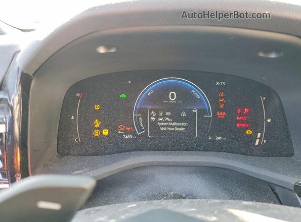 4T1DAACK9SU122199 2025 TOYOTA CAMRY White Widok zestawu wskaźników