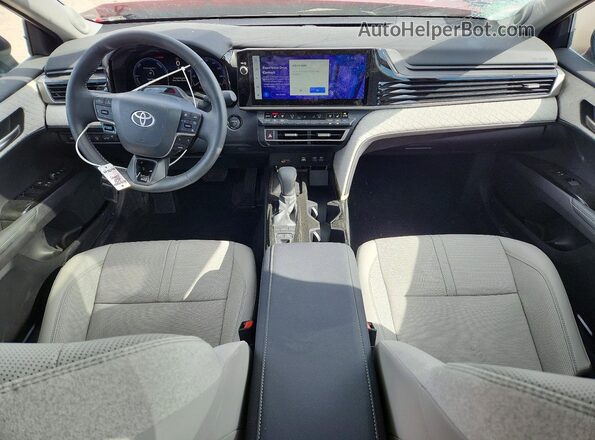 4T1DAACK9SU127192 2025 TOYOTA CAMRY Red Widok deski rozdzielczej