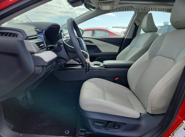 4T1DAACK9SU127192 2025 TOYOTA CAMRY Red Widok wnętrza z przodu