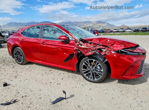 4T1DAACK9SU127192 2025 TOYOTA CAMRY Red Przód prawy