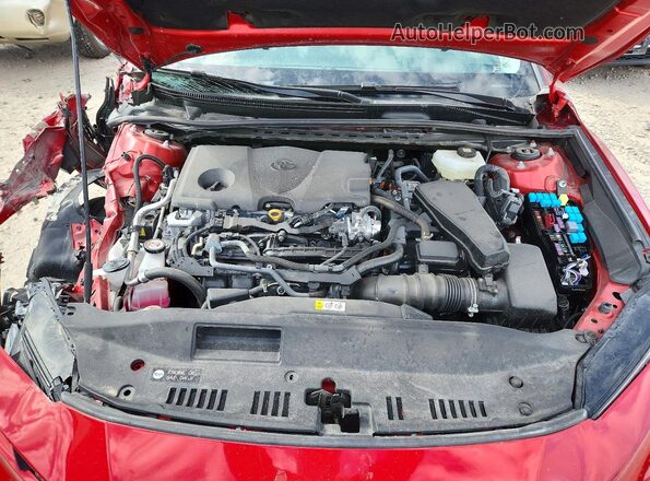 4T1DAACK9SU127192 2025 TOYOTA CAMRY Red Widok wnętrza z tyłu