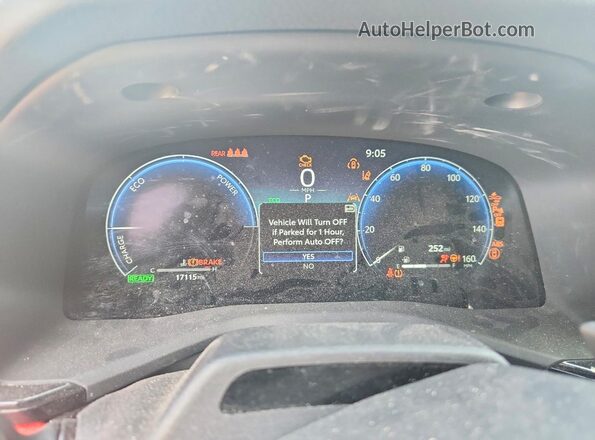 4T1DAACK9SU183262 2025 TOYOTA CAMRY Black Սարքավորումների վահանակի տեսք