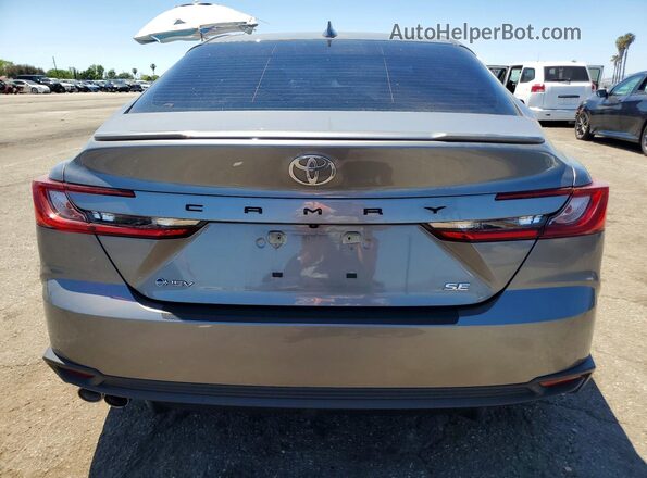 4T1DAACK9SU525423 2025 TOYOTA CAMRY Gray Вид ззаду
