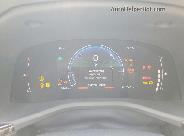 4T1DAACK9SU525423 2025 TOYOTA CAMRY Gray Вид щитка приладів