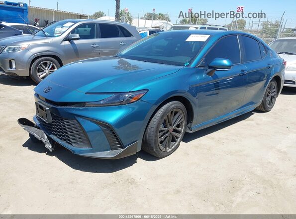 4T1DAACK9SU561208 2025 TOYOTA CAMRY Blue Vista tres cuartos delantera izquierda