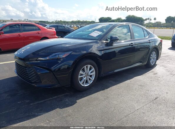 4T1DAACK9SU643634 2025 TOYOTA CAMRY Black წინა მარცხენა ხედი სამი მეოთხედიდან