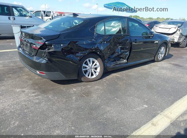 4T1DAACK9SU643634 2025 TOYOTA CAMRY Black უკანა მარჯვენა