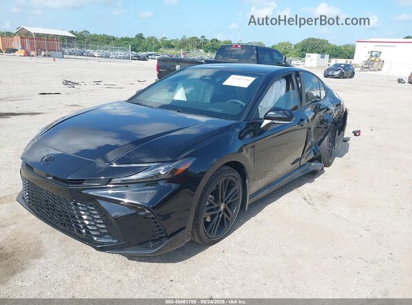 4T1DAACK9TU671578 2026 TOYOTA CAMRY Black წინა მარცხენა ხედი სამი მეოთხედიდან