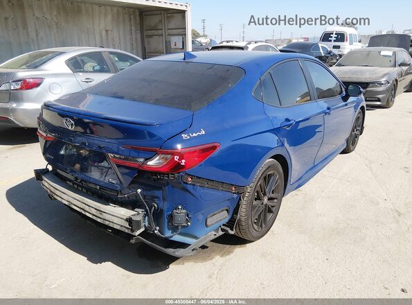 4T1DAACKXSU029207 2025 TOYOTA CAMRY Blue Trasero derecho