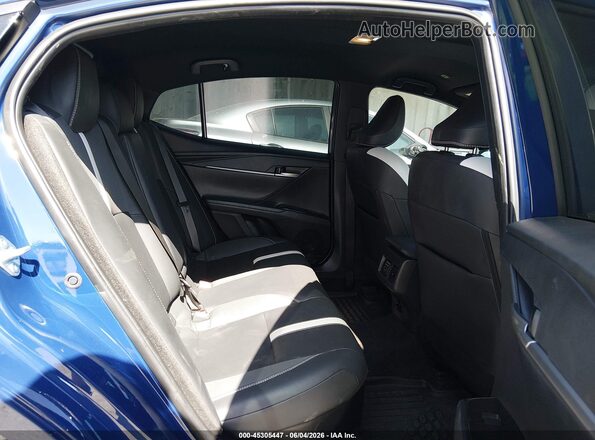 4T1DAACKXSU029207 2025 TOYOTA CAMRY Blue Vista de la etiqueta del VIN