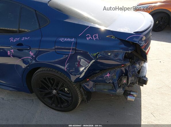 4T1DAACKXSU029207 2025 TOYOTA CAMRY Blue Vista frontal