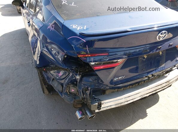 4T1DAACKXSU029207 2025 TOYOTA CAMRY Blue Vista interior trasera