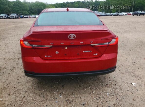 4T1DAACKXSU112958 2025 TOYOTA CAMRY Red უკანა ხედი