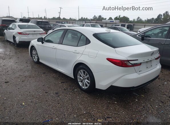 4T1DAACKXSU561394 2025 TOYOTA CAMRY White Rear left