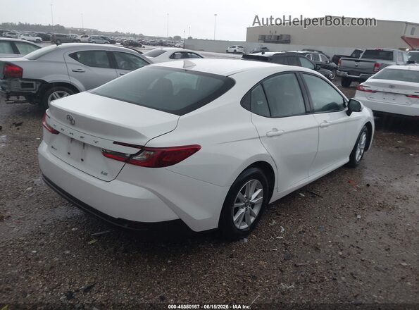 4T1DAACKXSU561394 2025 TOYOTA CAMRY White Rear right