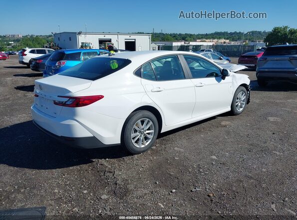 4T1DAACKXSU573514 2025 TOYOTA CAMRY Белый Задняя правая четверть