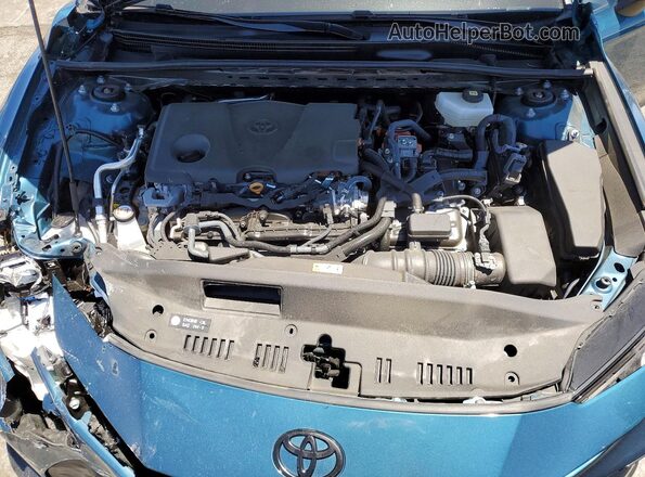 4T1DAACKXSU586439 2025 TOYOTA CAMRY Бирюзовый Вид задней части салона