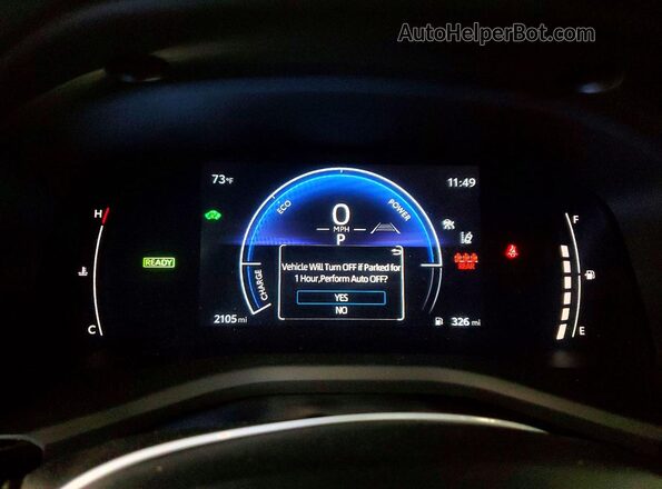 4T1DAACKXTU282321 2026 TOYOTA CAMRY Black Вид щитка приладів