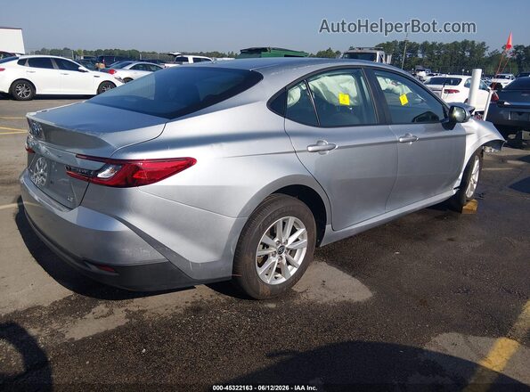 4T1DAACKXTU689796 2026 TOYOTA CAMRY Silver Rear right