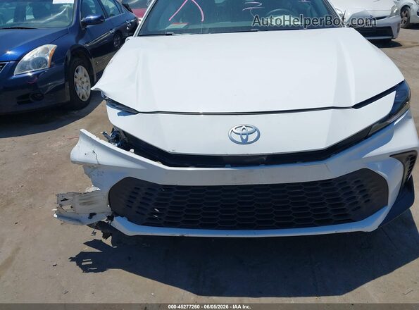 4T1DBADK1SU500205 2025 TOYOTA CAMRY White Vista frontal
