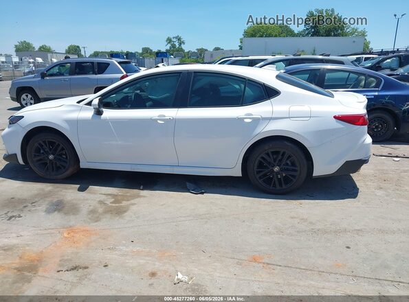 4T1DBADK1SU500205 2025 TOYOTA CAMRY White Vista interior trasera