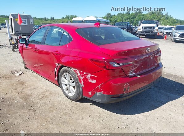 4T1DBADK2SU010145 2025 TOYOTA CAMRY Red Przód lewy