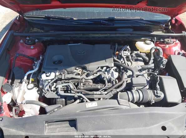 4T1DBADK2SU010145 2025 TOYOTA CAMRY Red Widok komory silnika