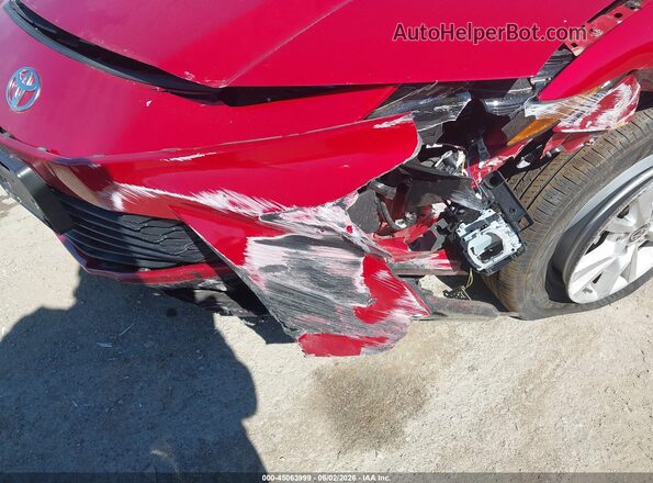 4T1DBADK2SU010145 2025 TOYOTA CAMRY Red Widok wnętrza z przodu