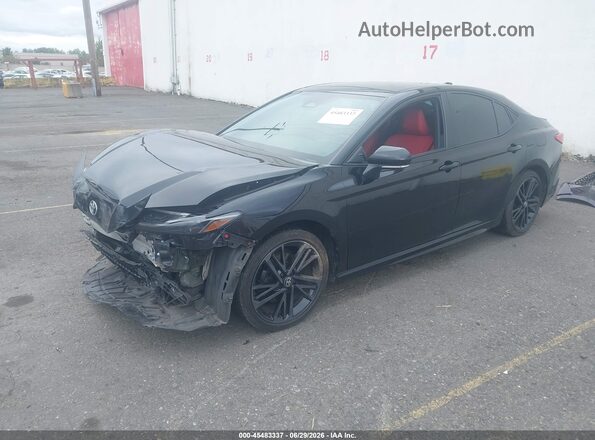 4T1DBADK2SU015250 2025 TOYOTA CAMRY Black წინა მარცხენა ხედი სამი მეოთხედიდან
