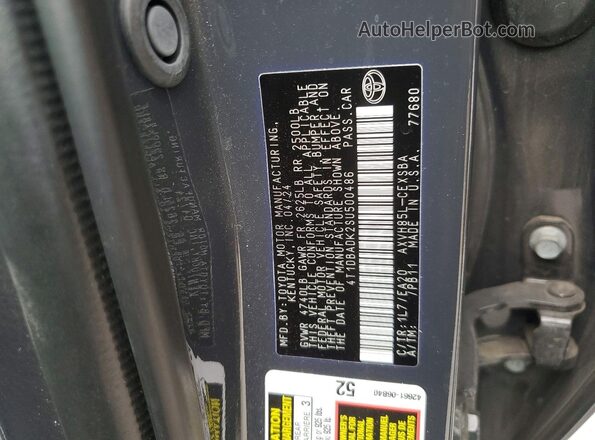 4T1DBADK2SU500486 2025 TOYOTA CAMRY Gray 