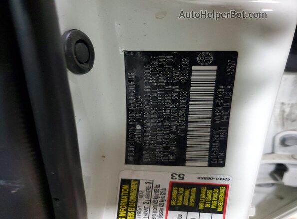 4T1DBADK5SU016568 2025 TOYOTA CAMRY White Շարժիչի բաժամունքի տեսք