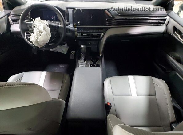 4T1DBADK5SU016568 2025 TOYOTA CAMRY White Առջևի վահանակի տեսք