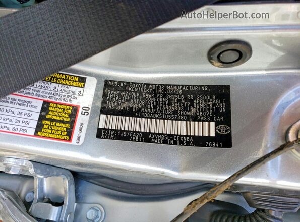4T1DBADK5TU557380 2026 TOYOTA CAMRY Silver ძრავის განყოფილების ხედი